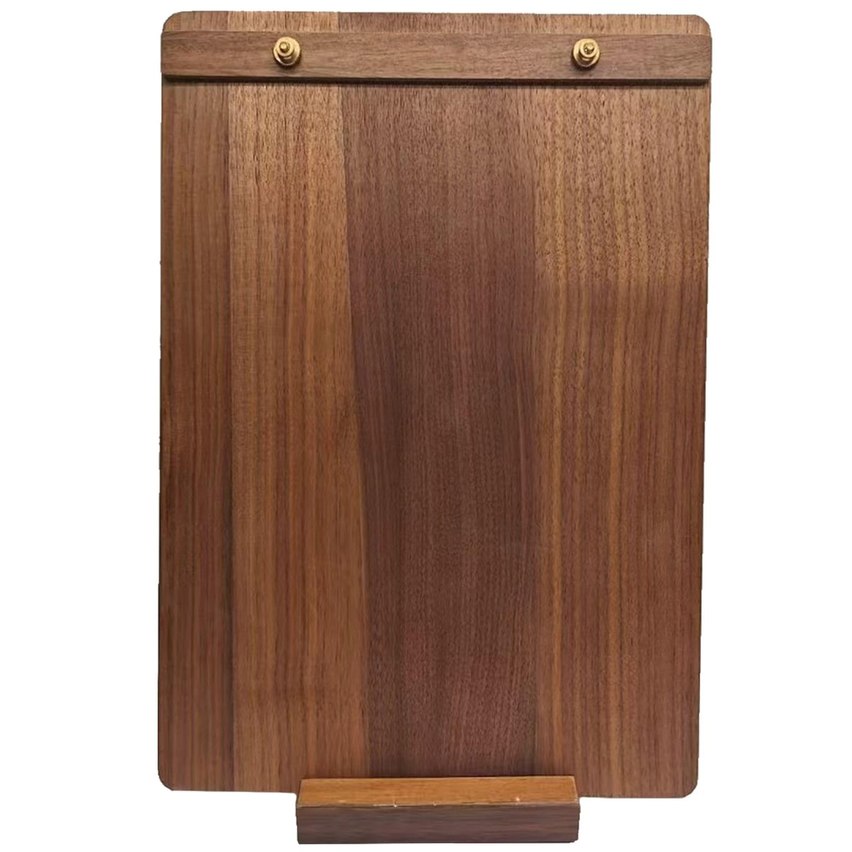 ASxylqt Walnut Wood Desktop Menu Sign Holder with Stand