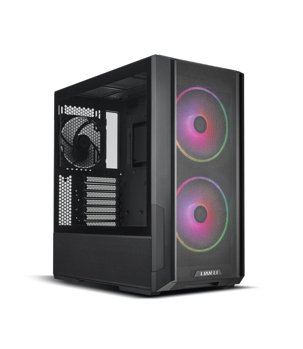 Lian Li LANCOOL 216 RGB Mid-Tower PC Case, Black - High Airflow Design with ARGB Fans