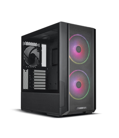Lian Li LANCOOL 216 RGB Mid-Tower PC Case, Black - High Airflow Design with ARGB Fans