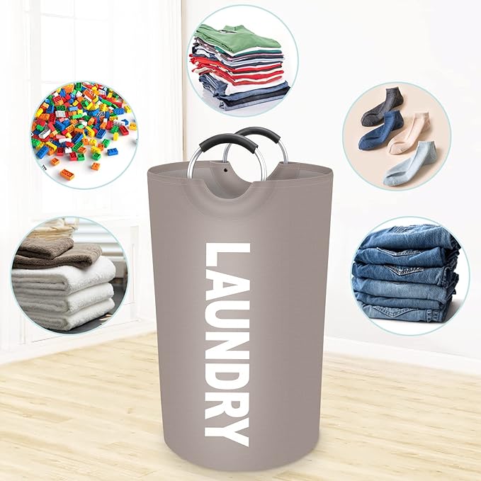 StorageRight 75L Large Laundry Basket, Laundry Hamper, Dirty Clothes Hamper
