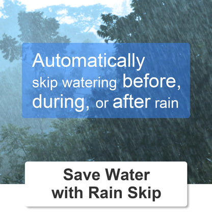 LinkTap D1 Wireless Water Timer & Gateway - 2 Zone Smart Hose Tap Timer, Built-in Flow Meters, Real-Time Fault Detection & Notification, Weather Adaptive, Better Range Than WiFi, IP66, 2-Year Warranty