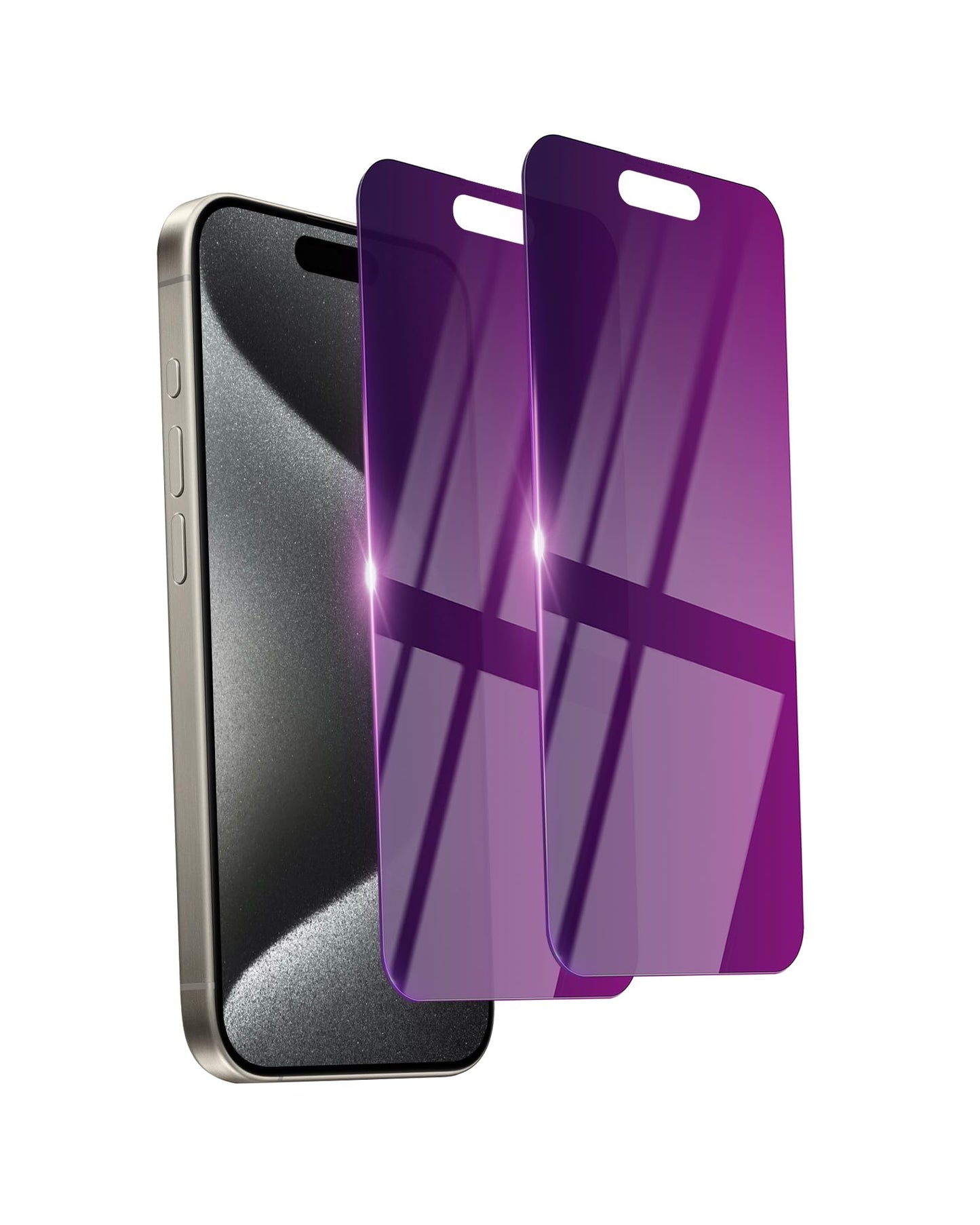2 Pack Privacy Screen Protector for iPhone 16 Pro Max Tempered Glass 6.9inch Private Saver Anti-Spy Eye Protection Anti-Scratch Full Coverage