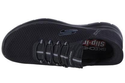 Skechers Men's Summits HIGH Range Slip-On, Black Mesh Trim Black, 10 UK