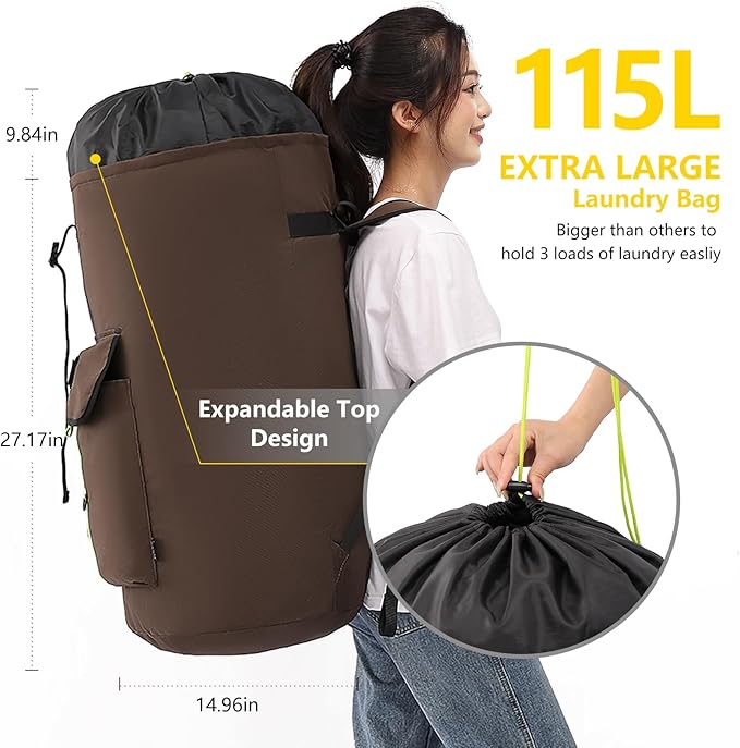 laundry bag backpack, extra-large heavy duty laundry bags, laundry backpack