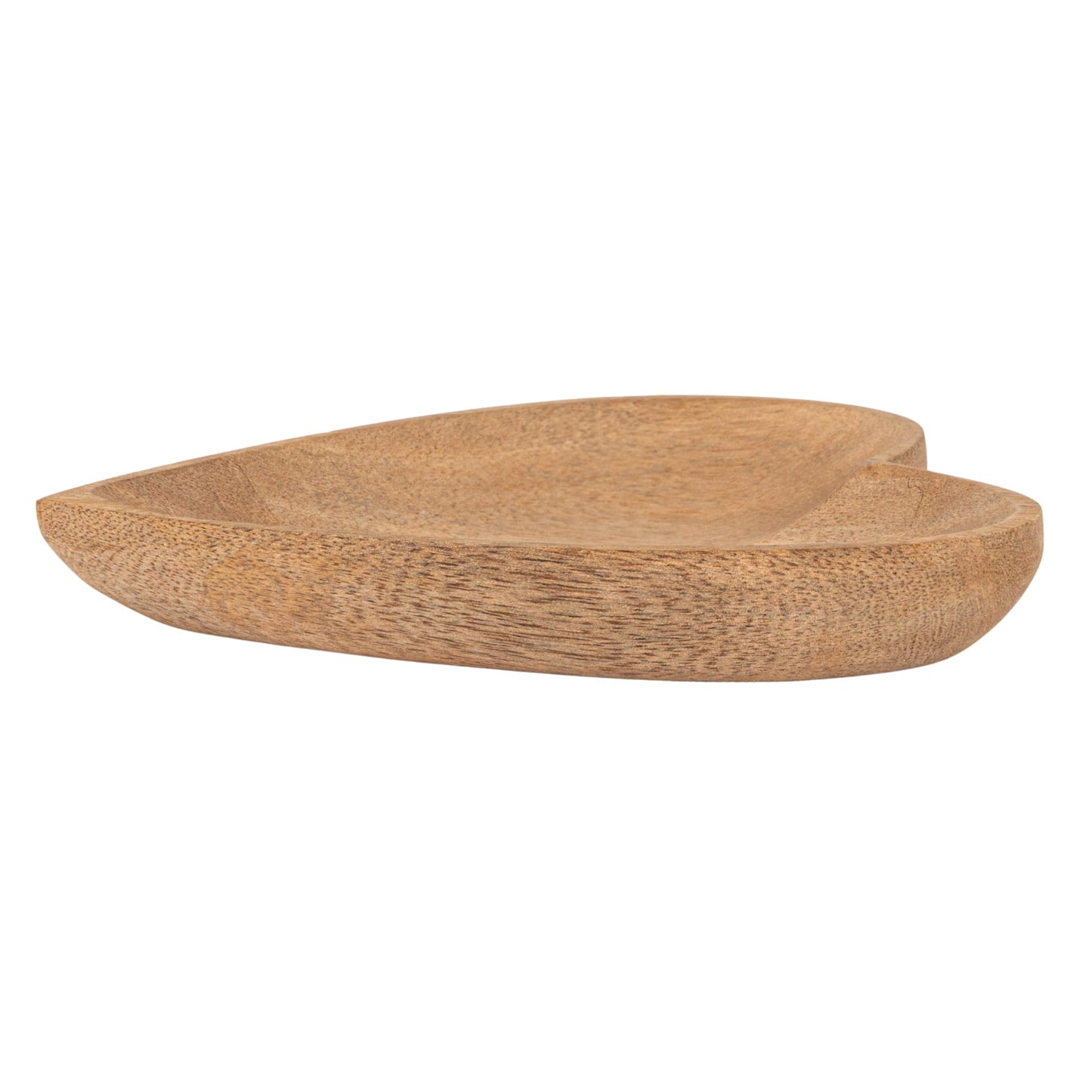 Bloomingville Mango Wood Heart Shaped Bowl Brown, 1 Count (Pack of 1)