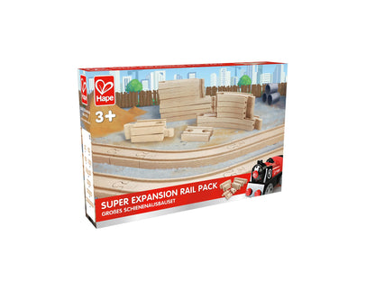 Hape Super Expansion Rail Pack - Wooden Train Track Accessories