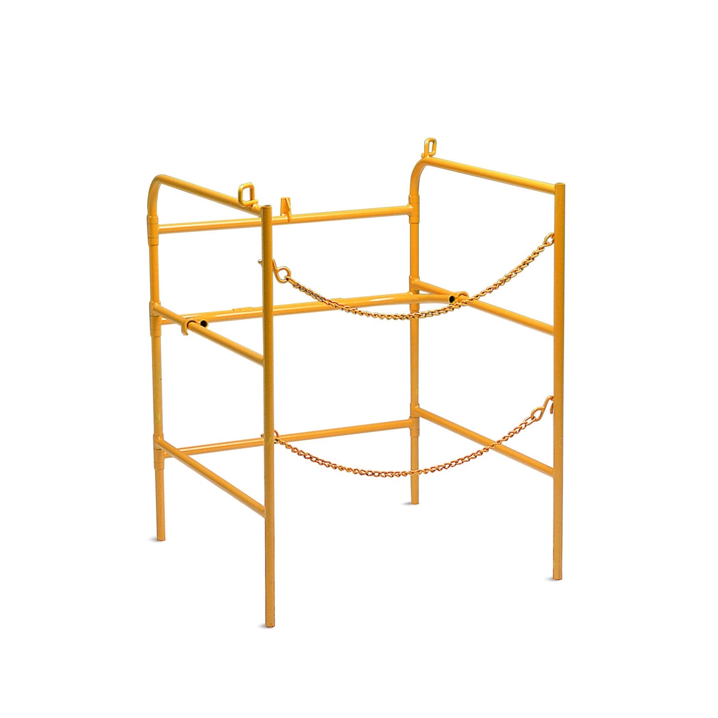 Allegro 9401 | Manhole Guard Rail | 33” x 33” x 42.25” | Safety Yellow Steel | Collapsible, One-Piece, No-Tools Assembly | OSHA Temporary Barrier Railing | High Visibility | 39 lbs