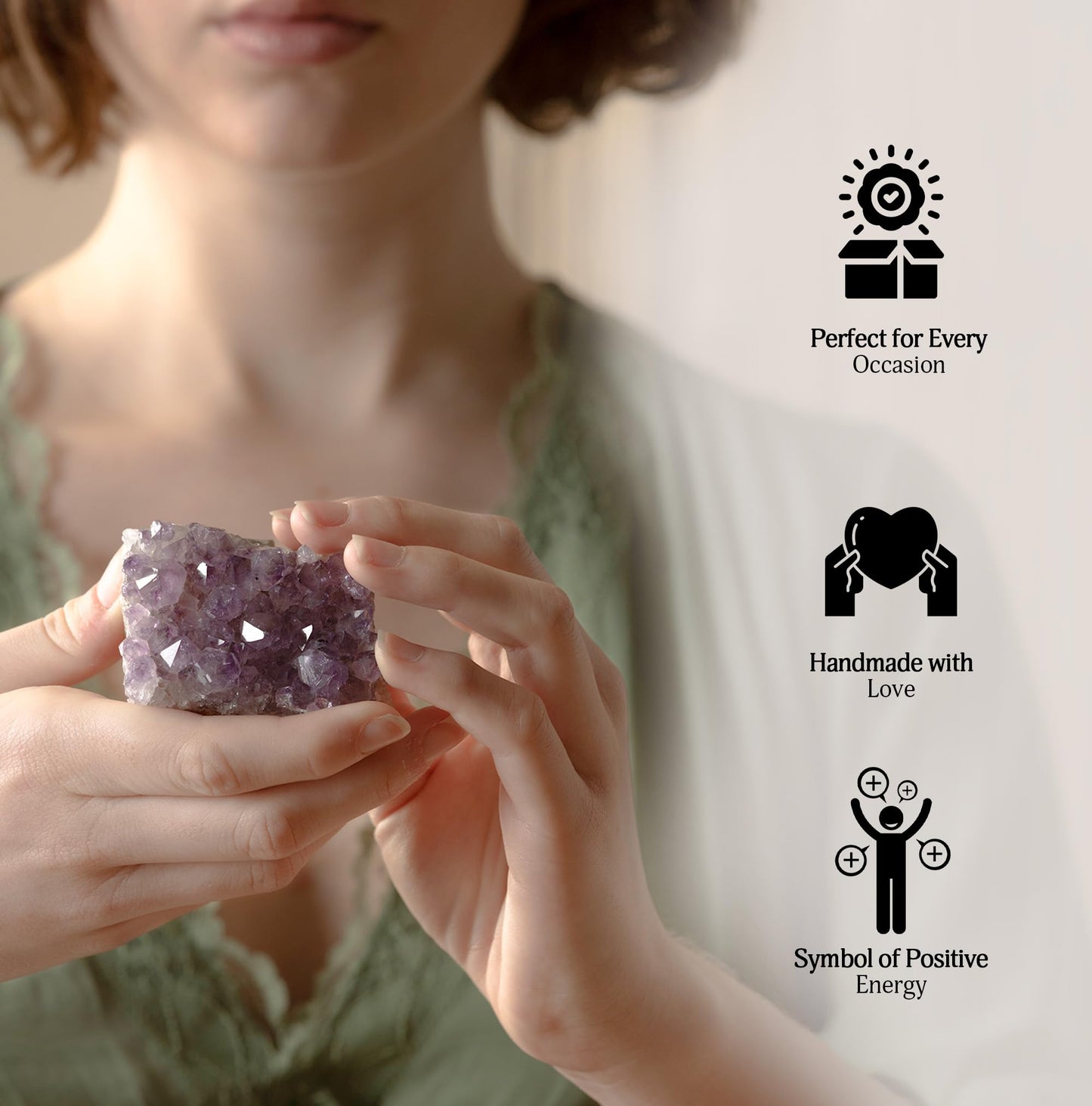 YATSKIA Amethyst Tree - Crystal Tree - Feng Shui Crystals Decor - Purple Decor - Spiritual Crystals - Crystal Meditation - Spiritual Gifts