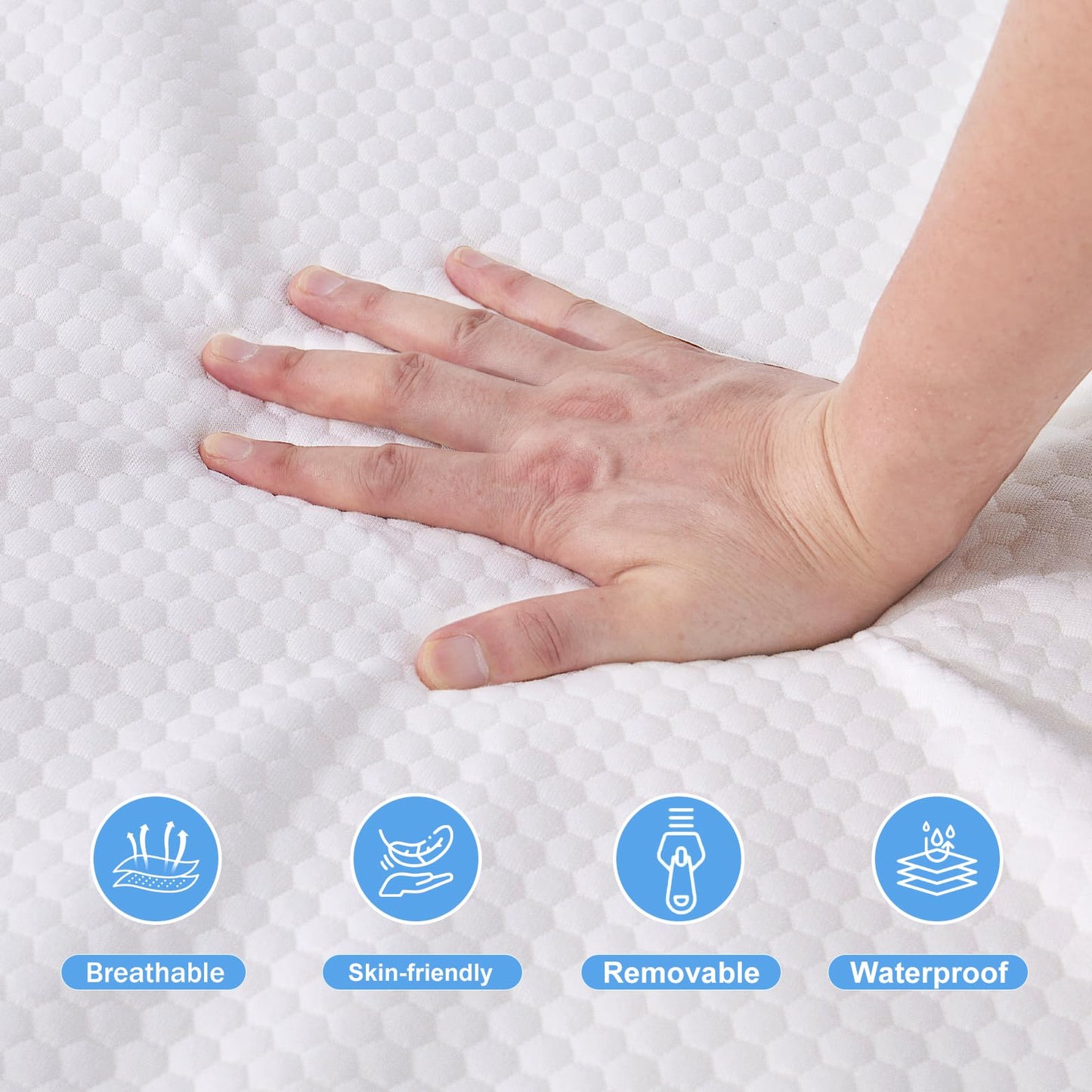 ASANEST Dual Sided Baby Breathable Crib Mattress, Infant & Toddler Bed Mattress with Premium Foam, Machine Washable Oeko-TEX Standard 100 Certified Cover, Standard Size 52x28x5 Inch