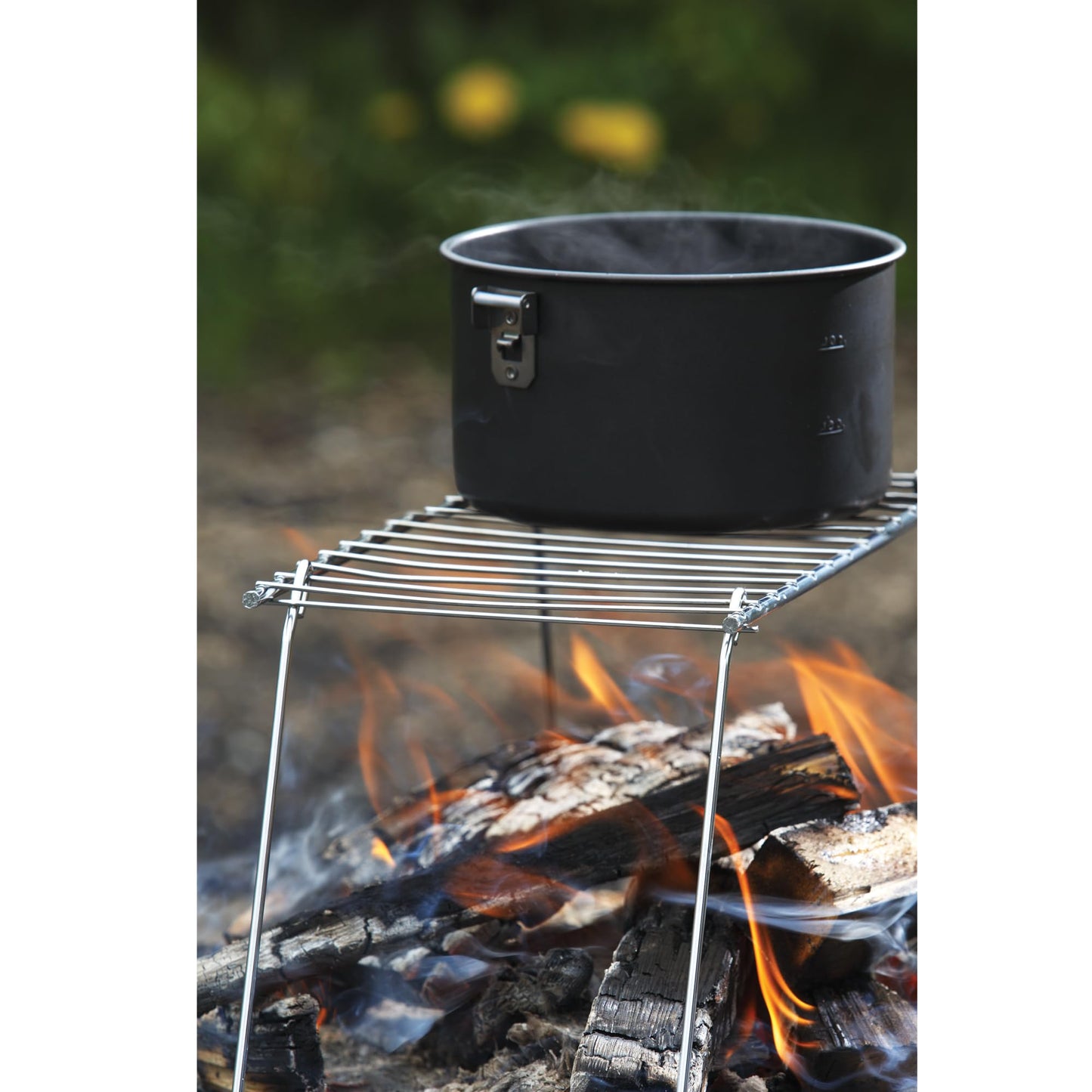 Coghlan's Pack Grill – Lightweight Portable Stainless Steel Grill for Outdoor Cooking, Compact Foldable Design for Camping, Hiking, and Backpacking Adventures – 24 oz Weight