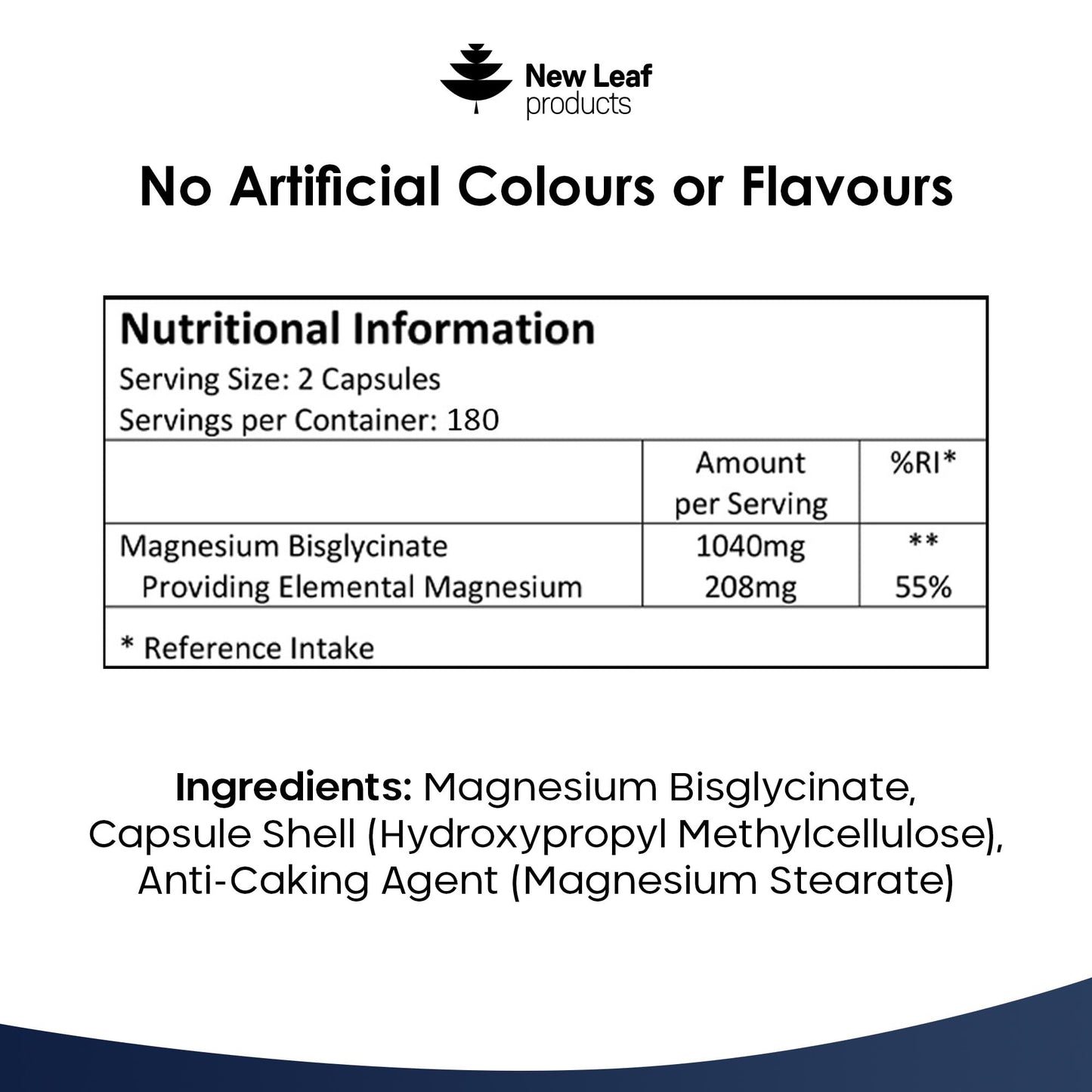 Magnesium Glycinate - 360 High Strength Capsules Pure Magnesium - 1040mg of Magnesium Providing 208mg Elemental Magnesium Per Serving -Magnesium Supplements – Bones, Muscle Health, Vegan, UK Made