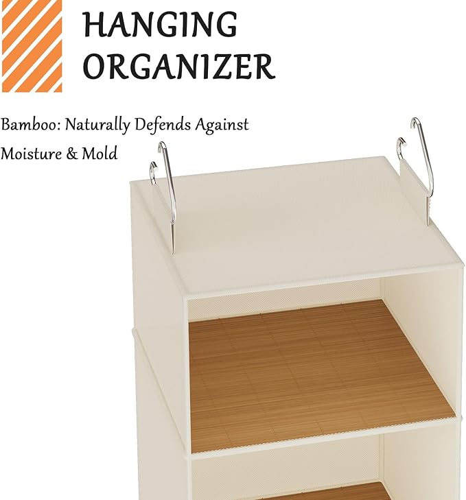 VERONLY Hanging Closet Organizer and Storage