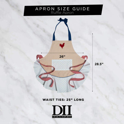 DII Women's Christmas Kitchen Apron Adjustable Adult Size for Cooking, Baking, Crafting & Entertaining, One Size, Merry Tree