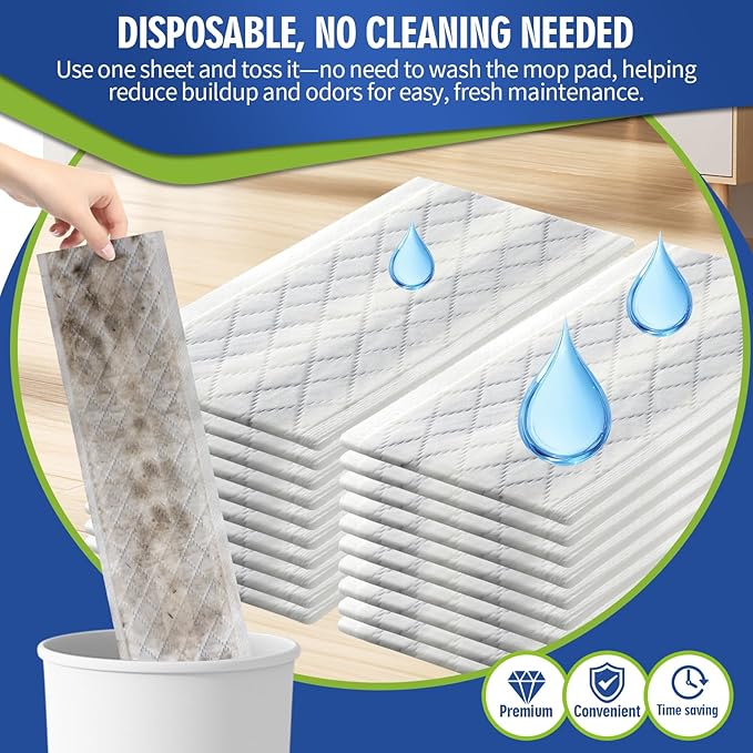 Disposable Wet Cleaning Pads for Hardwood Floor Compatible