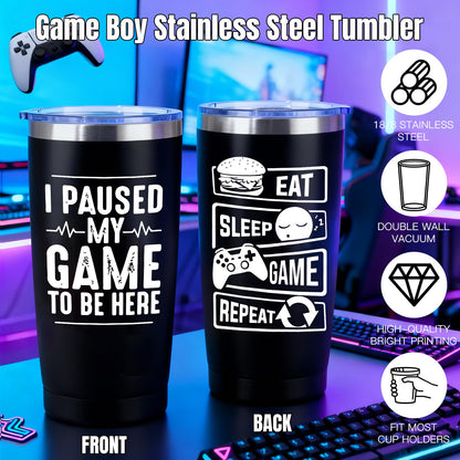 Gamer Gifts Sets for Boys, Birthday Christmas Cool Gaming Gift, Gaming Throw Blanket Tumblers Funny Pillow Covers Socks Keychain and Gifts Box for Easter Basket Graduation Men Girl Teen Gamer Lover