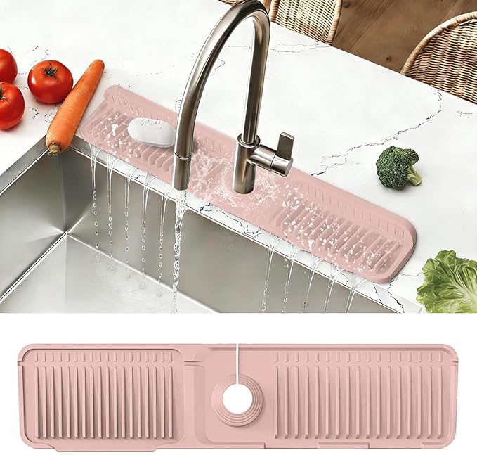 24 Inch Upgraded Draining Mat Folding faucet Mat