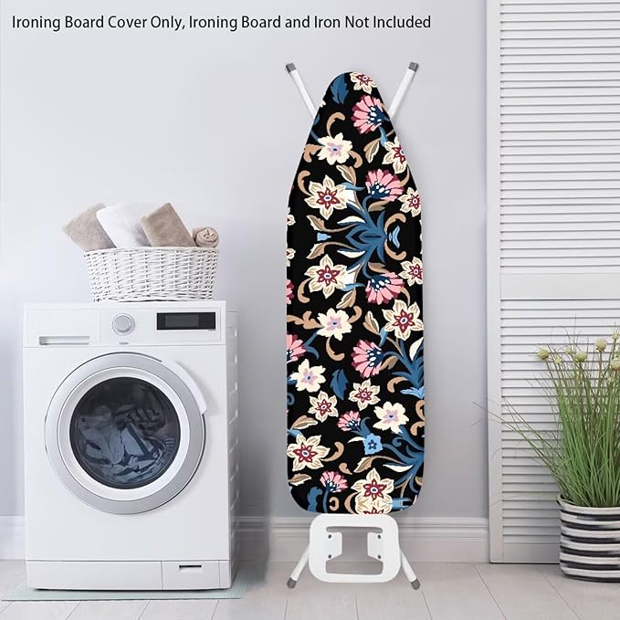 Vintage Flowers Ironing Board Cover and Pad Cover