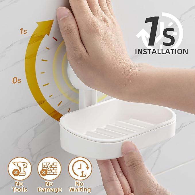 LEVERLOC Soap Holder Suction Cup