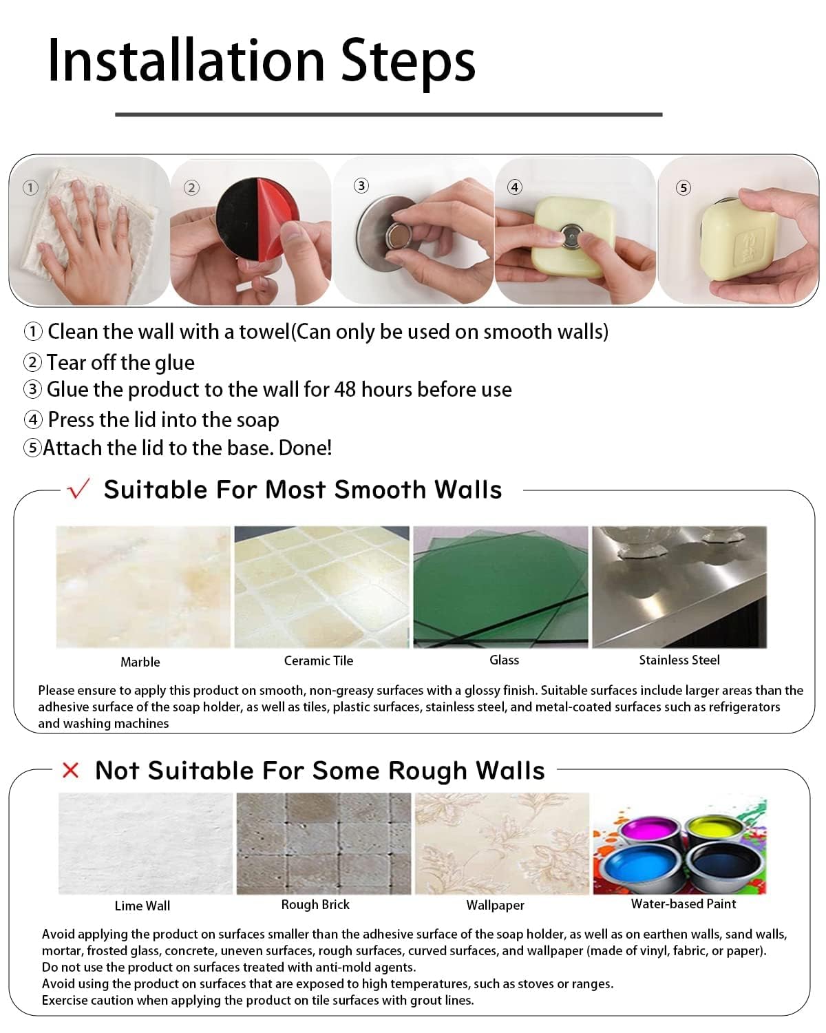 VeoryFly 2Pcs Magnetic Soap Savers for Bar Soap, Stainless Steel Soap Holder for Shower Wall and Kitchen/Bathroom, Easy Clean, Self-Draining (Silver)