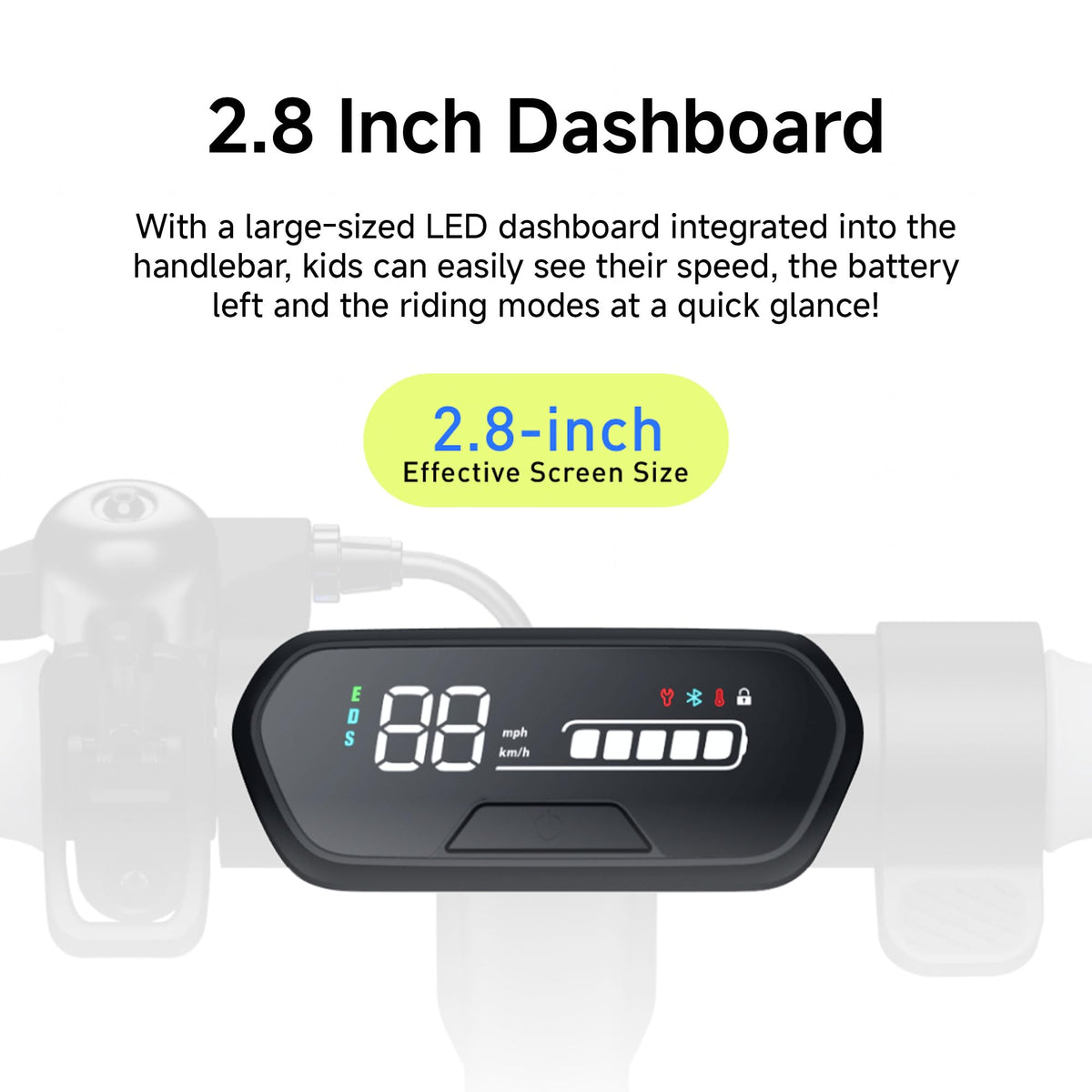 Segway Ninebot eKickScooter C2 Pro w/9.3 mi Max Operating Range & 12.4 mph Max Speed, Kids Electric Scooter Designed for Teens Ages 9+, UL-2272 Certified
