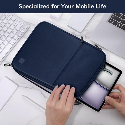 Dadanism 13 Inch Tablet Sleeve Padded Carrying Case for iPad Pro 13" M4 2024, iPad Air 13", iPad Pro 12.9", Samsung Galaxy Tab S10+ Plus/S9 FE+/S9+ Plus 12.4", reMarkable Paper Pro 11.8", Indigo