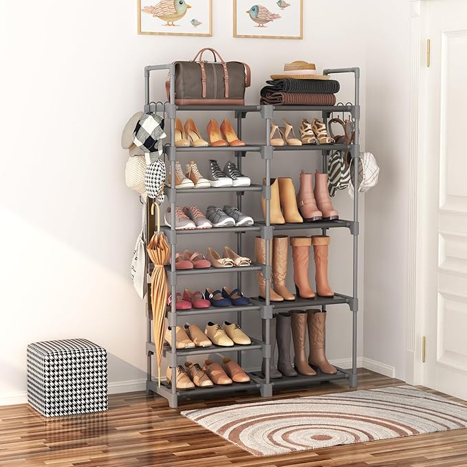 ROJASOP Shoe Rack, Shoe Storage Organizer