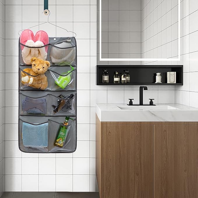 Dual Sided Hanging Closet Organizer Durable Socks Stocking Clothes Bra