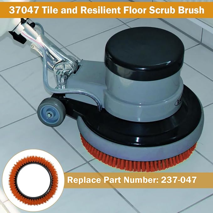 237047 Scrub Orbiter Brush for ORB550MC Orbiter Floor Machine, Heavy-Duty Brush