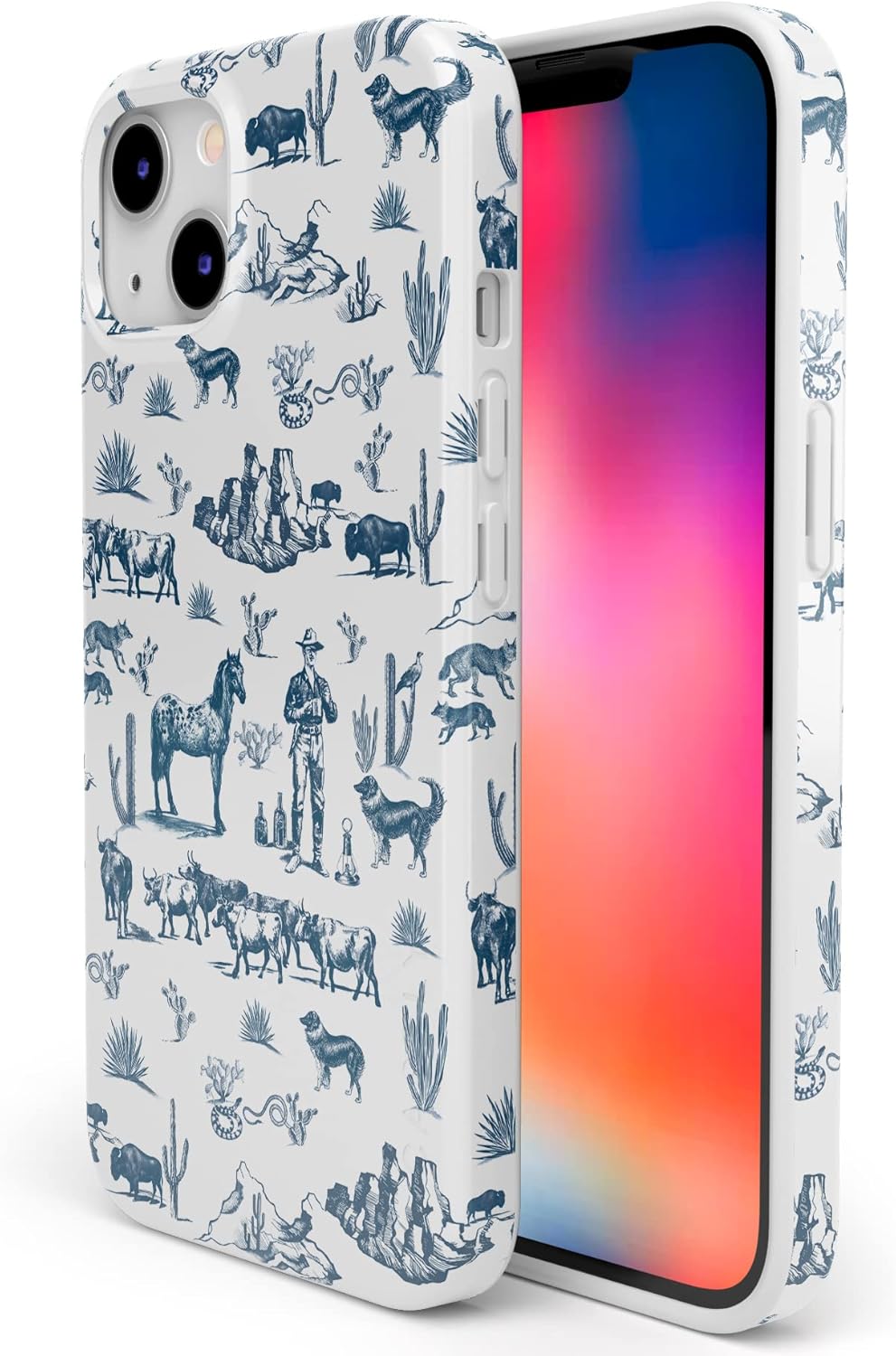 Casely iPhone 13 Case | Field of Flowers | Pastel Floral | Compatible with MagSafe | Classic Ultra Slim Design