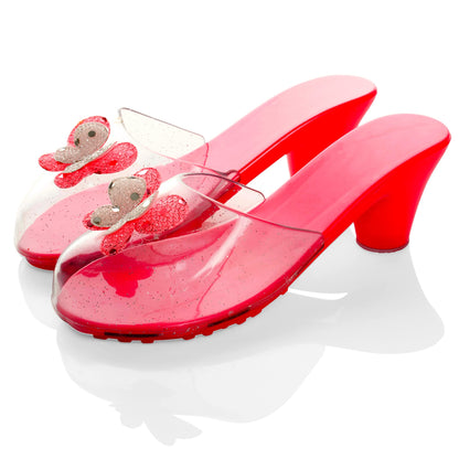 Little Fairy Princess Dress Up Shoes - 3 Soft Princess Jelly Shoes, Kids, For Girls Age 3-6 Years, Little Girls Shoe Storage Box, Fancy Dress, Toys