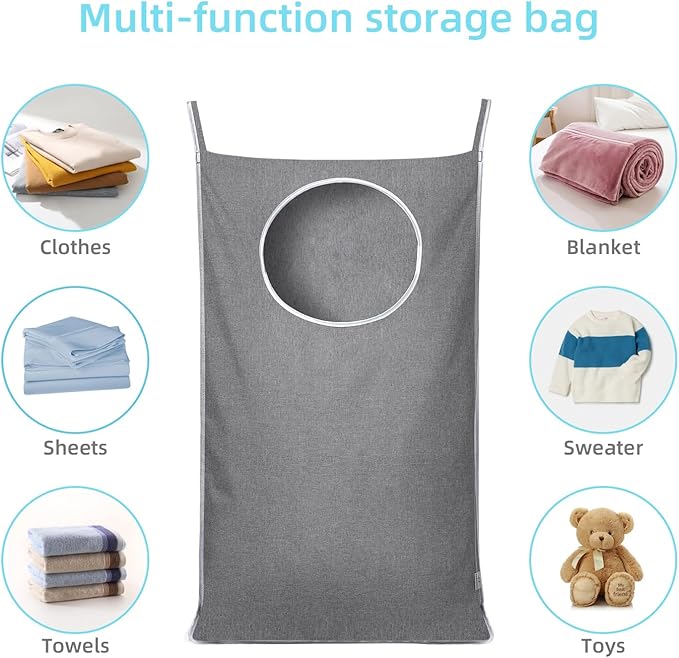 KEEPJOY Hanging Laundry Hamper Bag