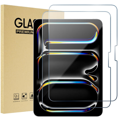 ProCase 2 Pack Screen Protector for iPad 9th 8th 7th Generation 10.2 Inch (2021/2020/2019), Tempered Glass Film for A2602 A2603 A2270 A2197 -Clear