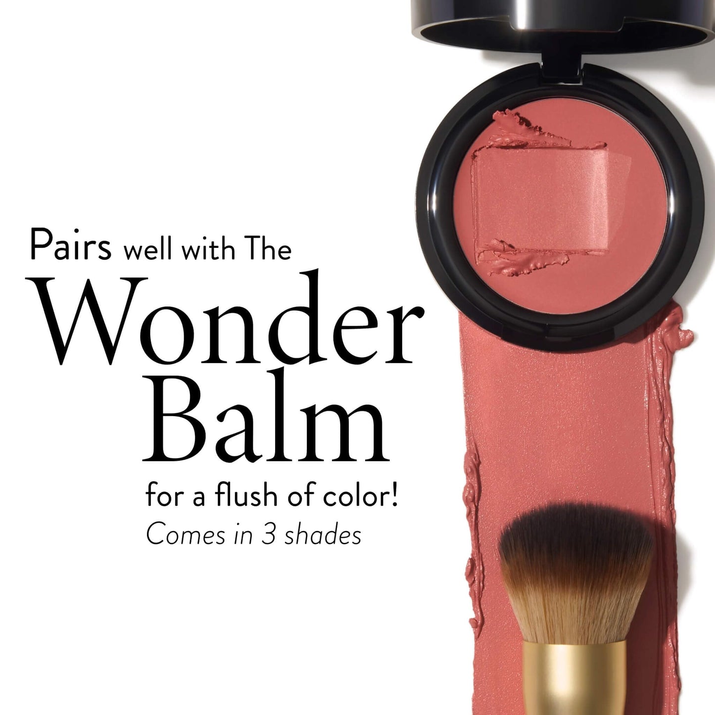 LAURA GELLER NEW YORK Retractable Black Kabuki Brush for Liquid, Cream and Powder Face Makeup With Aluminum Handle