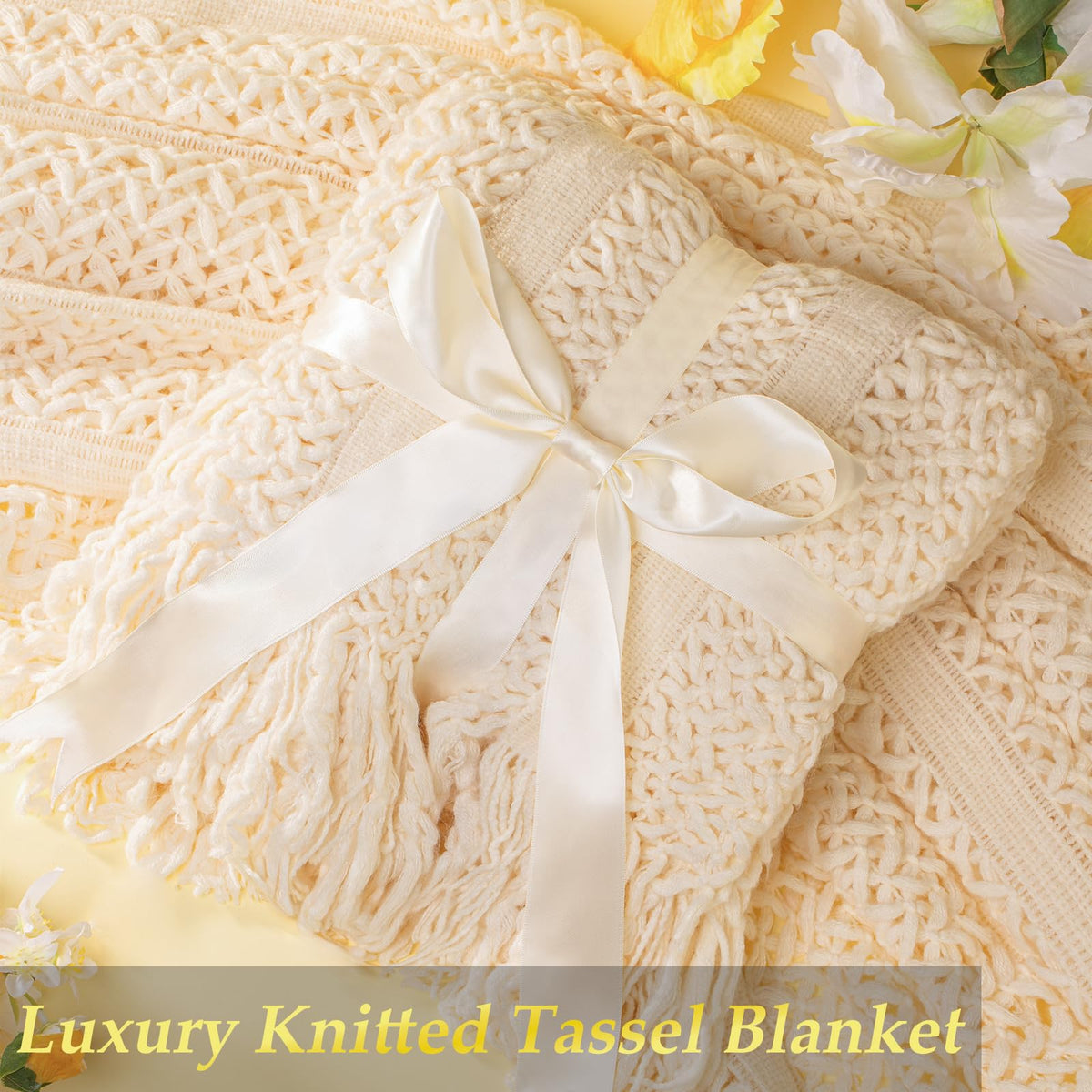 Birthday Gifts for Women,Get Well Soon Gift Baskets for Women,Birthday Gift for Mom, Wife, Girlfriend, Sister,Friend, with Luxury Knitted Throw,Ideal for Comfort,Relaxation, and Care