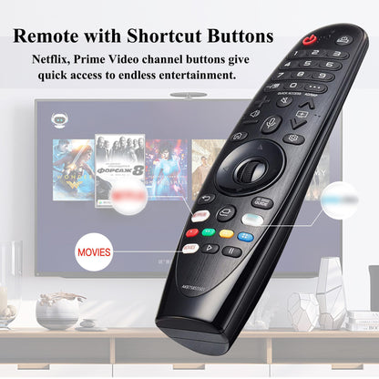 Voice Magic TV Remote for LG Smart TV 2019-2021 AKB75855501 Replace LG Magic Remote Control AN-MR20GA AN-MR19BA with Pointer Function