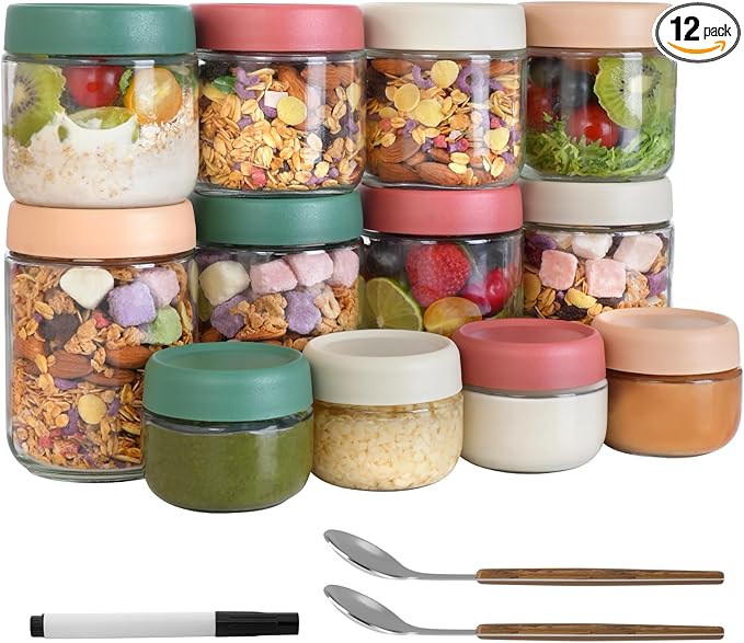 12Pack Overnight Oats Containers