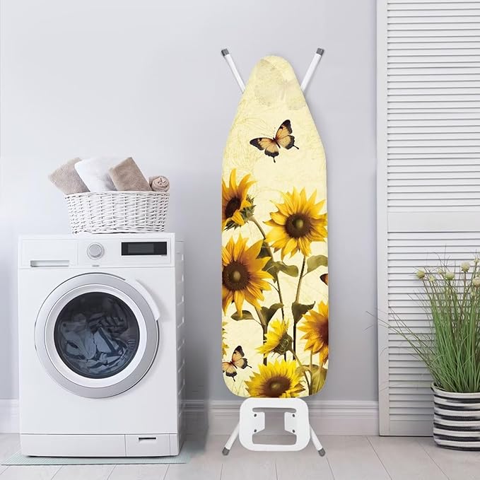 Sunflower Butterfly Ironing Board Cover and Pad- 52" x 13" Iron Board Cover