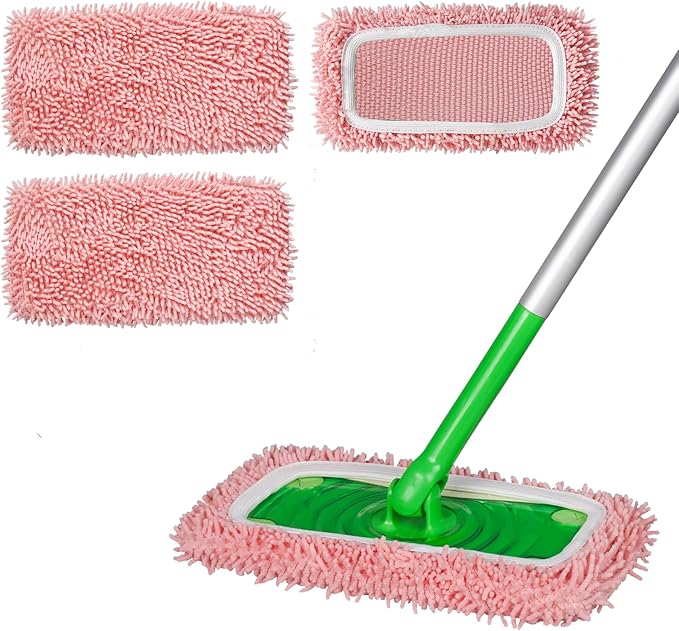 Reusable 100% Coral Fleece Mop Pads Compatible