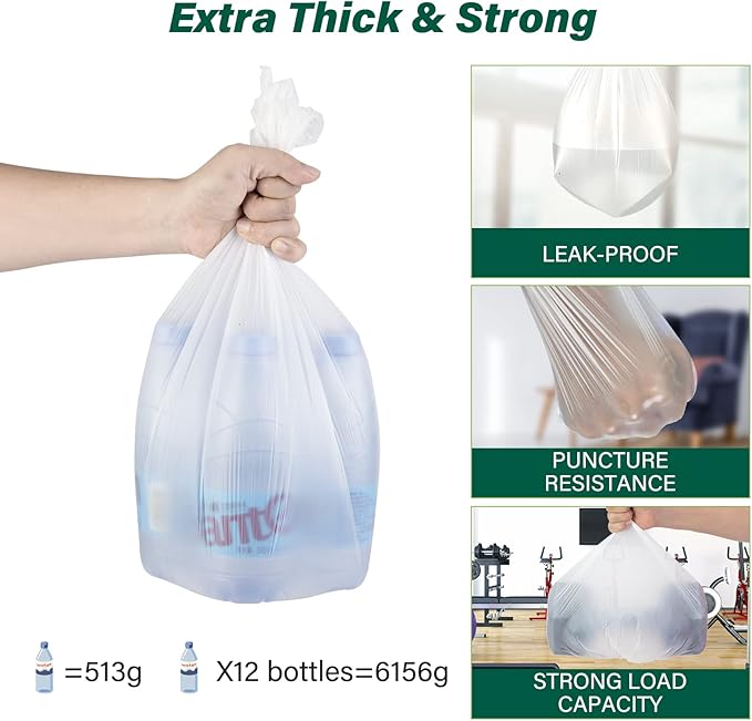 Inwaysin Ultra Thick & Strong Biodegradable Trash Bags