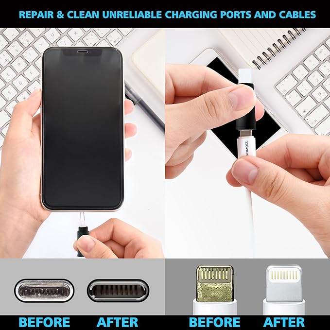 Cleaner Kit for AirPod, Cell Phone Cleaning Repair & Recovery iPhone and iPad