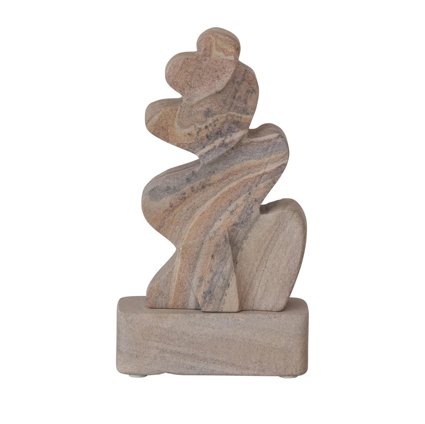 Bloomingville Teakwood Sandstone Décor, Natural