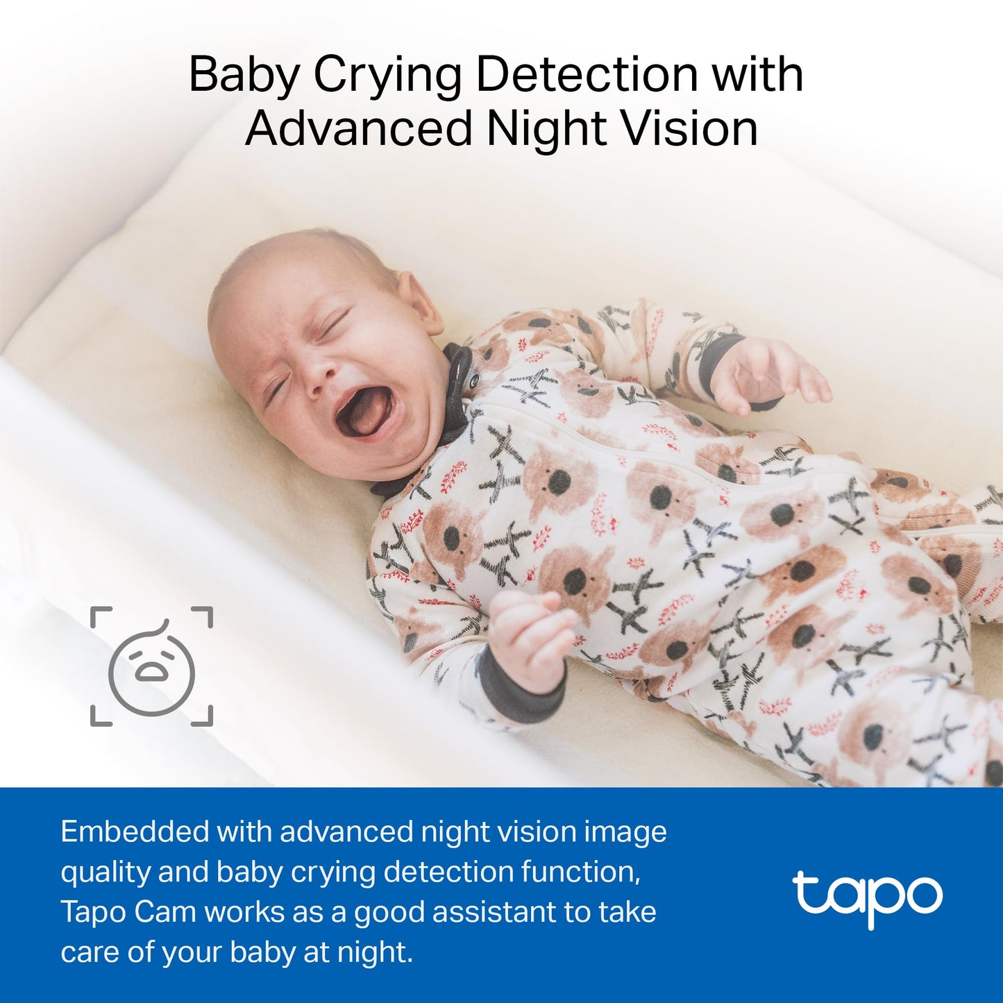Tapo TP-Link 1080P Indoor Security Camera for Baby Monitor, Dog Camera w/Motion Detection, 2-Way Audio Siren, Night Vision, Cloud & SD Card Storage, Works w/Alexa & Google Home C100