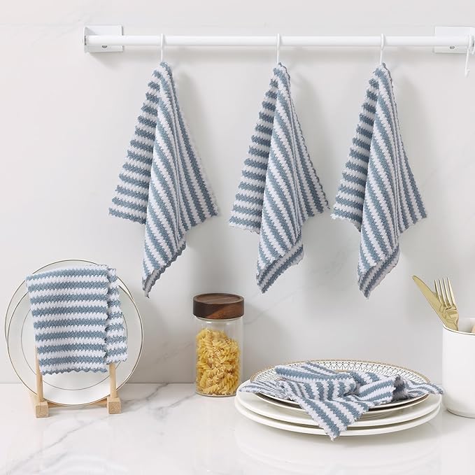 Homaxy 18 Pack Kitchen Dish Cloths, Ultra Soft and Absorbent Dish Towels