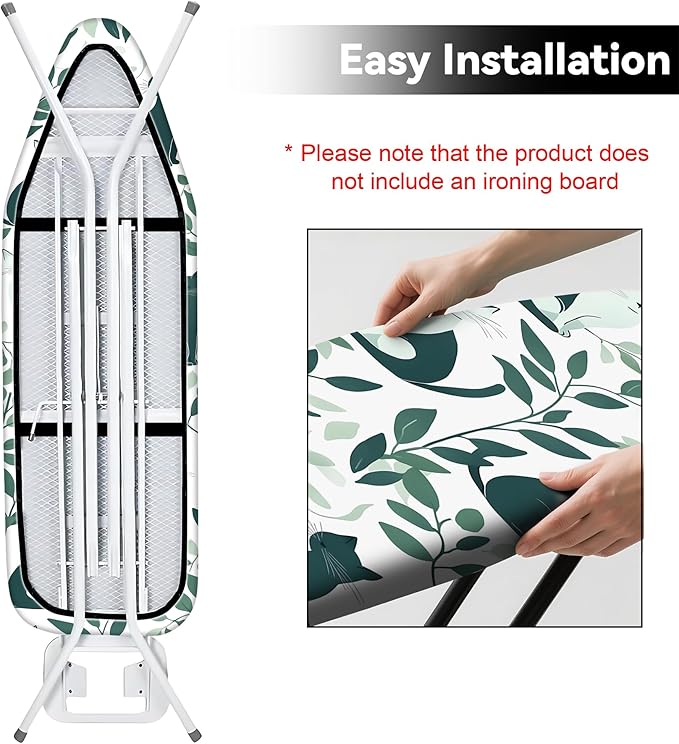 Floral Ironing Board Cover, Standard Size Cotton Iron Board Covers