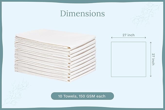Organic Cotton Flour Sack Kitchen Towels