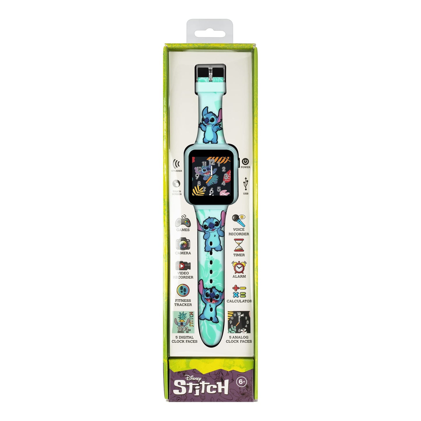 Disney Stitch Blue Kids Smart Watch LAS4027
