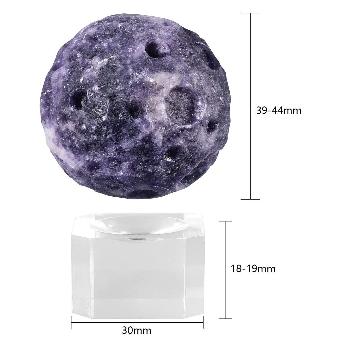 SUNYIK Pack of 2 Rainbow Titanium Coated Druzy Geode Sphere Ball Sculpture & Natural Rose Quartz rystal Ball with Stand