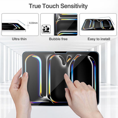 ProCase 2 Pack Screen Protector for iPad 9th 8th 7th Generation 10.2 Inch (2021/2020/2019), Tempered Glass Film for A2602 A2603 A2270 A2197 -Clear