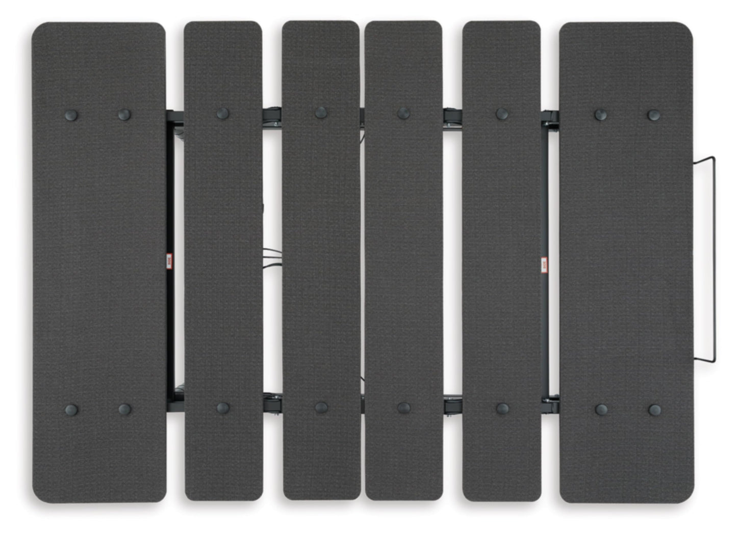 Signature Design by Ashley Cosmic Power Base Traditional California King Adjustable Base with Head and Foot Incline, Wireless Remote and USB Ports, Black