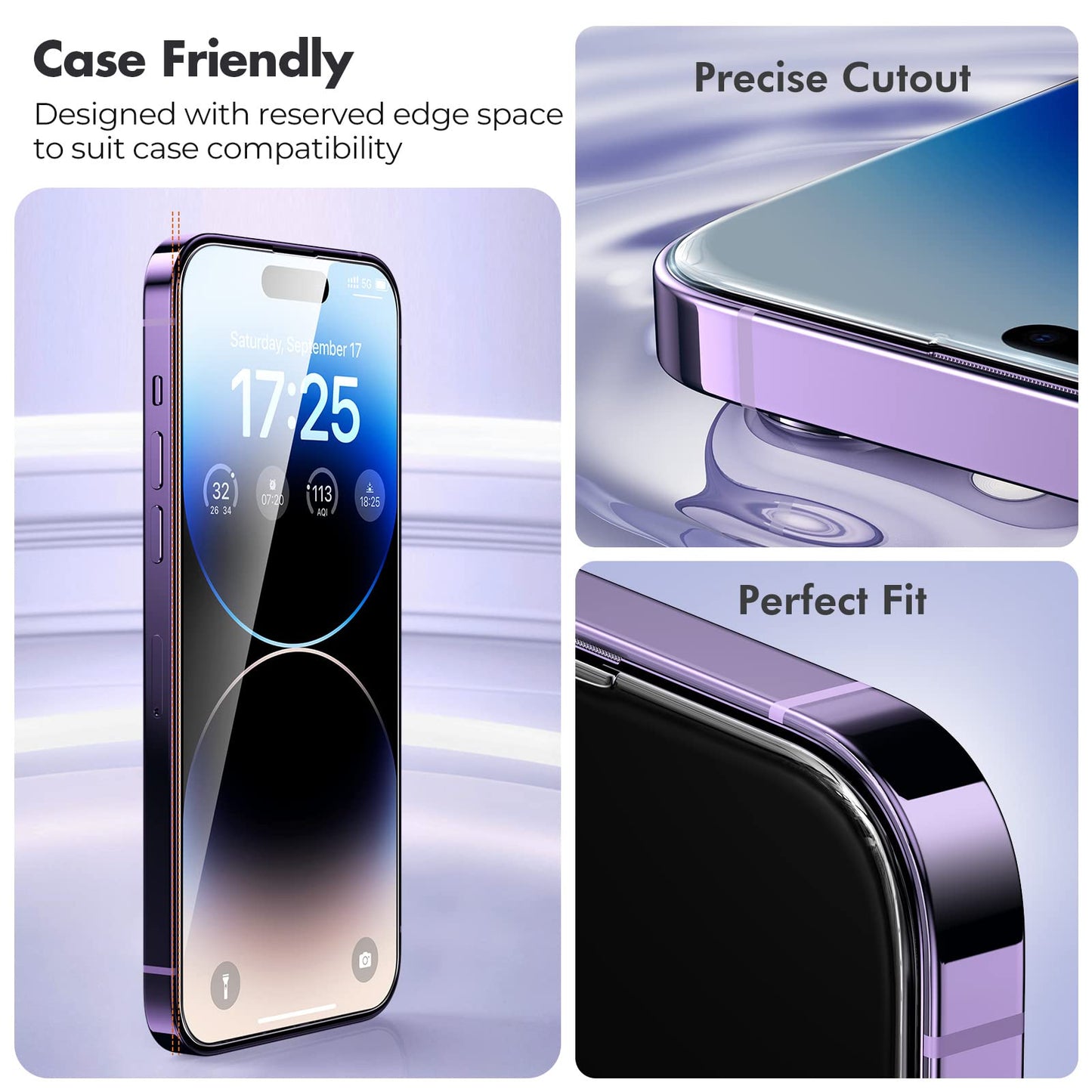 UNBREAKcable Shatterproof Tempered Glass Screen Protector for iPhone SE 2022/SE 2020, iPhone 8/7 [3-Pack] [99.99% HD Clear] [Easy Installation Frame] [9H Hardness][Bubble Free] for Apple 4.7''